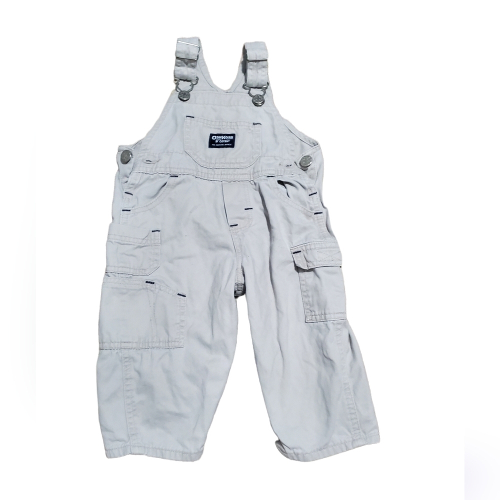 OshKosh Overalls Vestbank 18 months Baby Boys Silver Gray